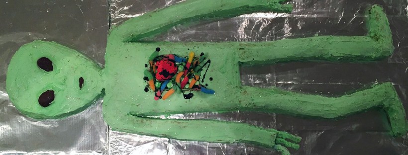 Alien Autopsy Cake Full