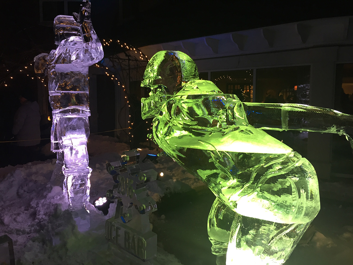 Ice Bar Carvings