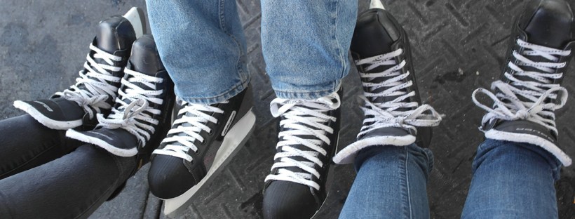 Skating at Thompson's Point